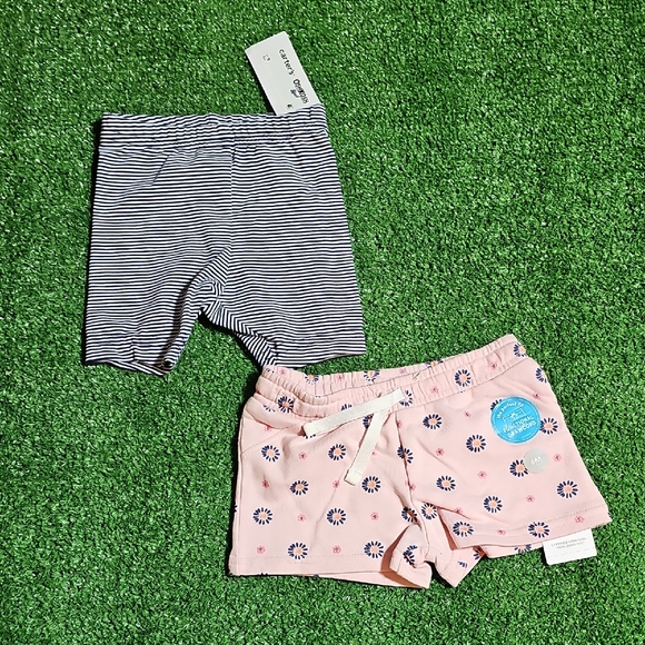 Carter's Other - Carter's Pink Floral Baby Shorts